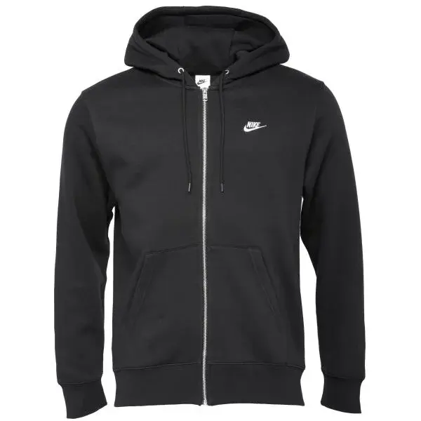 Nike CLUB Pánská mikina, černá, velikost