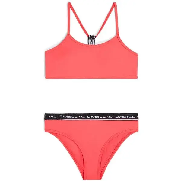 O'Neill SPORTCLUB Dívčí bikiny, lososová, velikost