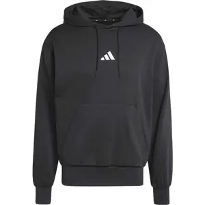 adidas ESSENTIALS FEELCOZY HOODIE Pánská mikina, černá, velikost XXL
