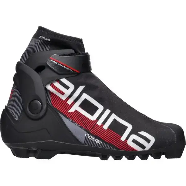 Alpina N COMBI Obuv na běžecké lyžování, černá, velikost