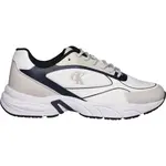 Calvin Klein RETRO TENNIS LOW KNIT MIX Pánská volnočasová obuv, béžová, velikost