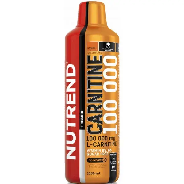 Nutrend CARNITINE 100 000 1 L POMERANČ Karnitinový doplněk, , velikost 1 L