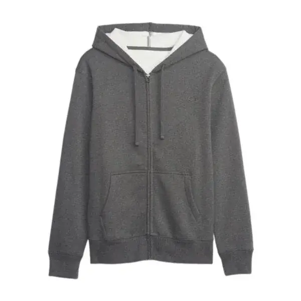 GAP FULLZIP LOGO Pánská mikina, tmavě šedá, velikost