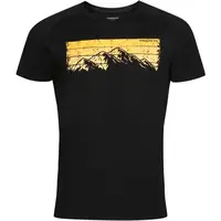 PROGRESS MAOR Pánské merino triko, černá, velikost