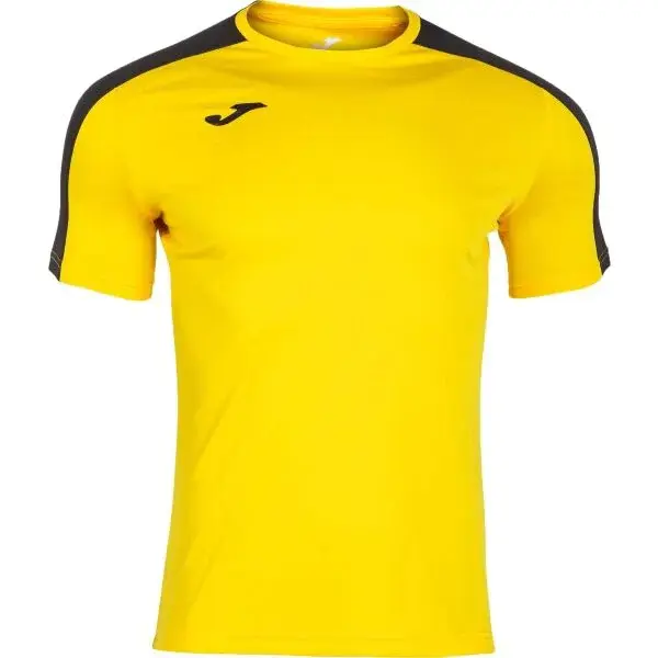 Joma ACADEMY T-SHIRT M/C Pánské sportovní triko, žlutá, velikost XXXS