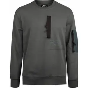 Kappa GONATHOS Pánská mikina, tmavě zelená, velikost