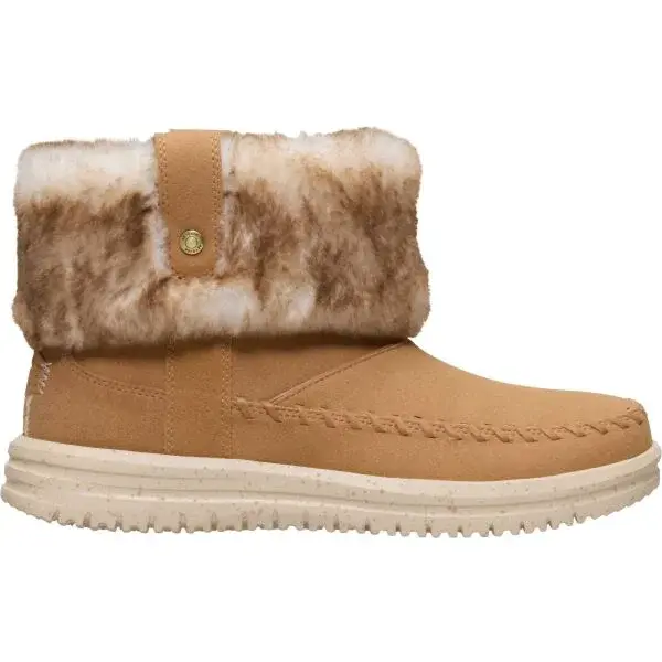 HEY DUDE CAMDEN CUFF CLASSIC COZY Dámská zimní obuv, hnědá, velikost