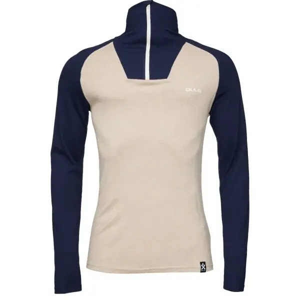 Bula RETRO Pánské merino triko, béžová, velikost