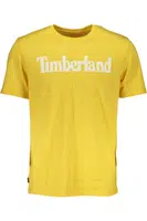 TIMBERLAND YELLOW MEN'S SHORT SLEEVED T-SHIRT