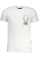 CAVALLI CLASS MEN'S SHORT SLEEVED T-SHIRT WHITE