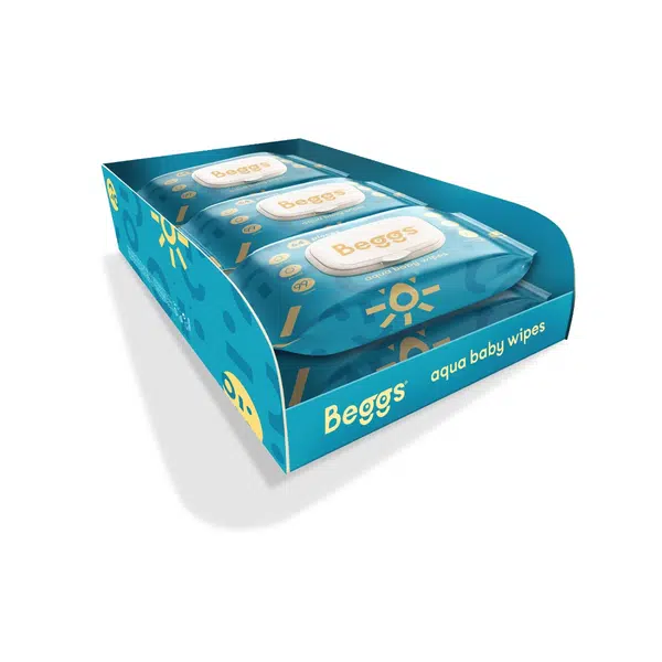 Beggs Vlhčené splachovatelné ubrousky 6x64 ks