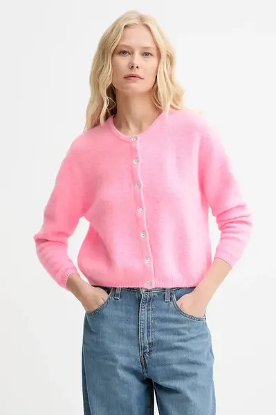 Vlněný kardigan American Vintage GILET ML COL ROND