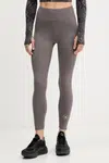 Tréninkové legíny adidas by Stella McCartney TruePurpose dámské, hnědá barva, JM1400