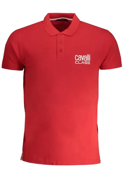 Cavalli Class pánské polo triko červené