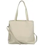 Dámská kožená kabelka na rameno krémová - Delami Vera Pelle Benito