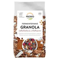 PROBIO Müsli chrumkavé granola fermentovaná čokoládová s kokosom BIO 300 g