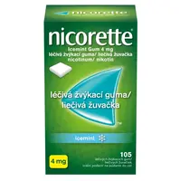 NICORETTE Icemint Gum 4 mg liečivé žuvačky 105 ks