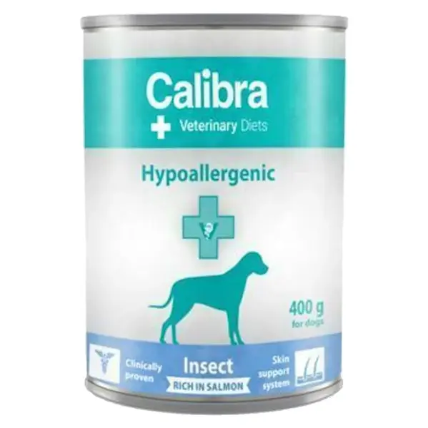 CALIBRA Vet. Diets Hypoallergenic konzerva pre psov Insect&Salmon 400 g