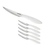 Nôž steakový PRESTO 12 cm, 6 ks, biela