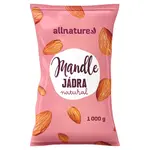 ALLNATURE Mandle jadrá natural 1000 g