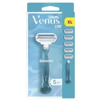 GILLETTE Venus Smooth Holiaci strojček pre ženy + Náhradné hlavice 5 ks