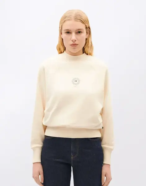 Thinking MU Soleil White Fantine Sweatshirt WHITE S