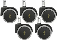 Antistatická univerzální kolečka pogumované, průměr 50 mm