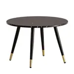 MID.YOU KONFERENČNÍ STOLEK, černá, kompozitní dřevo, 60/60/41 cm