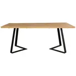 Hom`in JÍDELNÍ STŮL, divoký dub, 200/100/76 cm