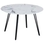 Livetastic JÍDELNÍ STŮL, bílá, 120/120/76 cm