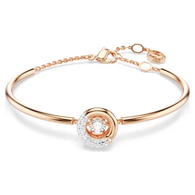 Swarovski Elegantní pevný náramek s křišťály Dextera 5692259