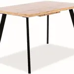 SIGNAL Jídelní rozkládací stůl Brick dub artisan 120-160 cm