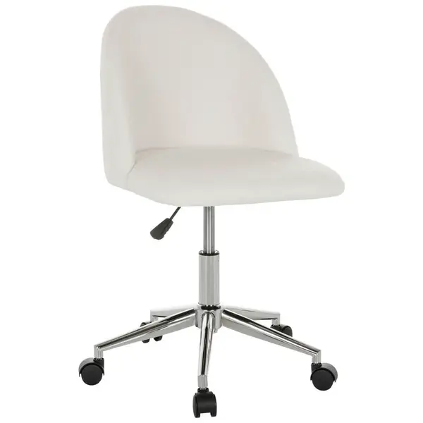 MID.YOU OTOČNÁ ŽIDLE, buklé, bílá