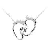 Preciosa Něžný stříbrný náhrdelník New Love s kubickou zirkonií Preciosa 5191 00