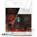 House of the Dragon Set odznakov 6 ks
