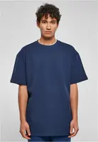 Oversized Waffle Tee Dark Blue