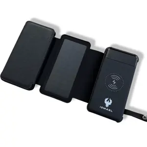 Solárna Powerbanka (10000mAh) - 6 Panelov - Čierna H18694