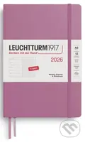 Weekly Planner & Notebook 2026 Medium (A5) Dusty Rose - tečkovaný