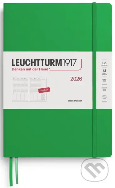 Week Planner 2026 Composition (B5) Spring Leaf