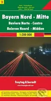 Bayern Nord & Mitte/Bavorsko-sever,střed 1:200T/automapa