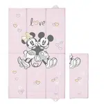 CEBA Podložka prebaľovacia cestovná (50x80) Disney Minnie & Mickey Pink