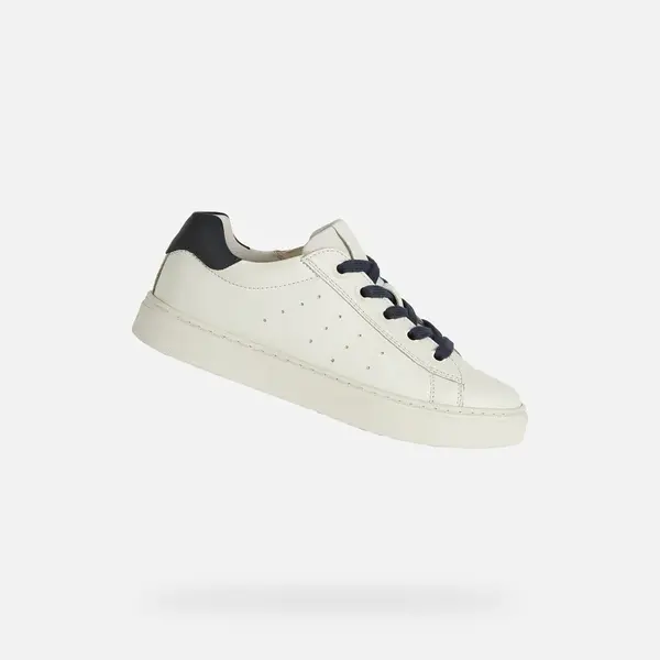 White boys' sneakers Geox Nashik - Boys