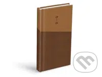 Diář 2026 D802 PU dark brown/beige
