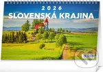 NOTIQUE Stolový kalendár Slovenská krajina 2026 (riadkový)