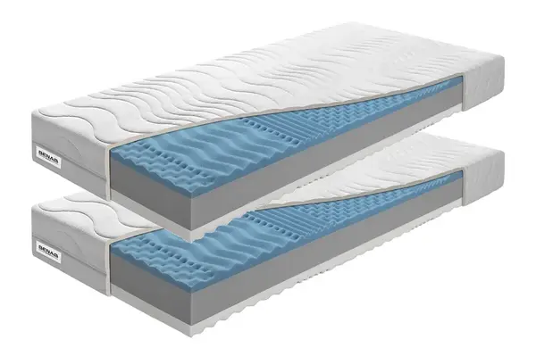 Matrac Benab Zero 1+1 H3 / H4 90 x 200 cm Penový matrac 18 cm sendvičový zónová ortopedické