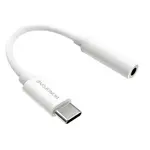 Adaptér USB-C - 3.5mm Jack - Biela H23469