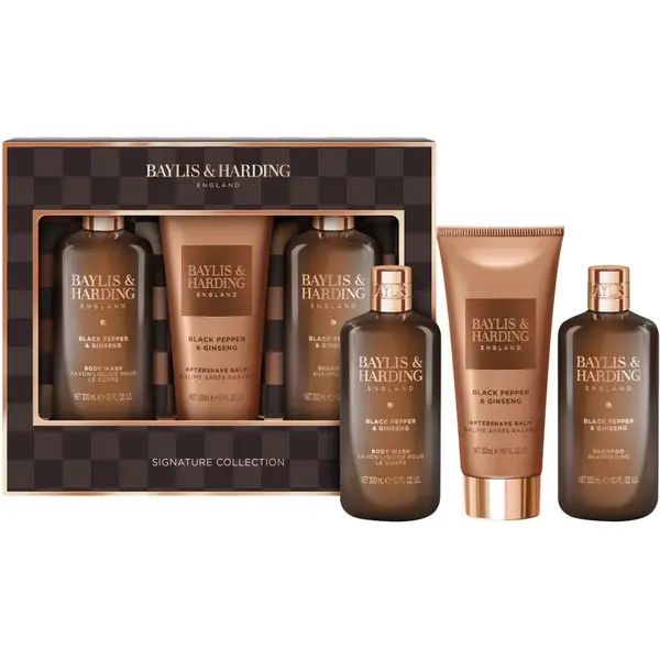 Baylis & Harding Black Pepper & Ginseng dárková sada na tělo a obličej