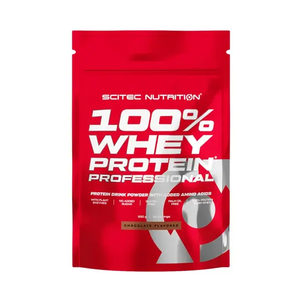 Scitec Nutrition 100% Whey Protein Professional 400g - bílá čokoláda, jahoda