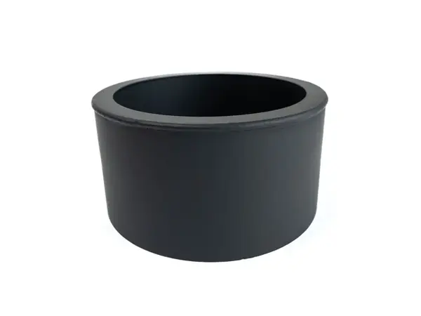 Redukce do komína 160/200 mm (d.80 mm), silnostěnné 1,5 mm, černá MA654637