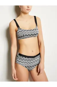 Koton Patterned Bikini Top